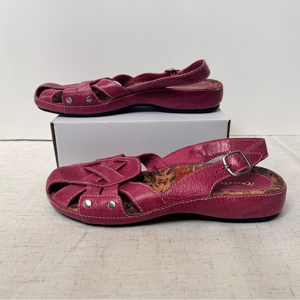 🌺 Bare Traps Hot Pink Leather Sandals – Size 10M - Picture 5 of 11